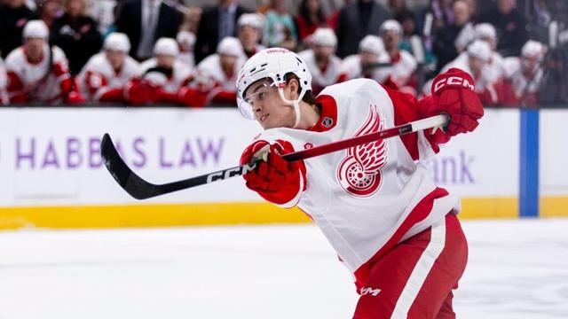Axel Sandin Pellikka's puck skills a huge asset for Detroit Red Wings