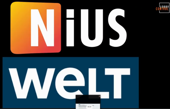 Video-screenshot
zeigt Logos von
NIUS und Welt