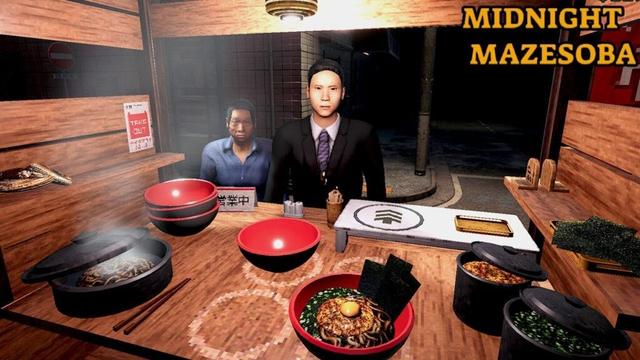 "怪奇現象が起きる"と噂の場所でラーメン屋台をワンオペ営業するホラーゲーム【Midnight Mazesoba】