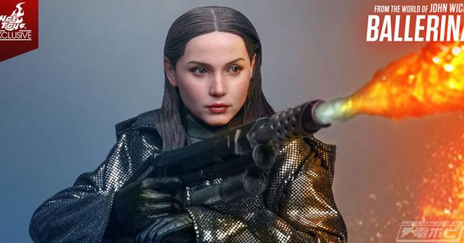 植毛仕様！『ジョン・ウィック』のスピンオフ映画『バレリーナ：The World of John Wick』より、イヴ・マカロをホットトイズが可動フィギュア化！トイサピエンス限定で販売！
