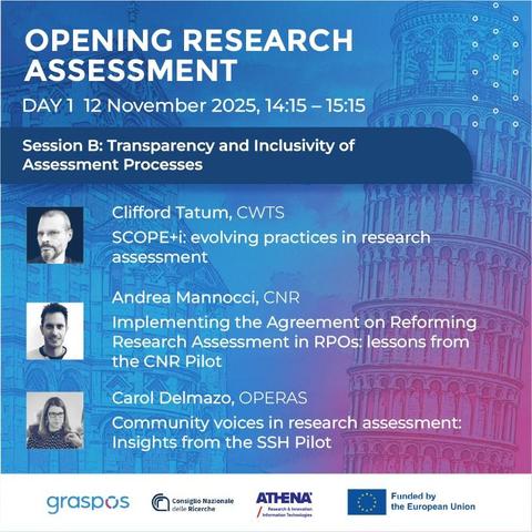 Opening Research Assessment - session B