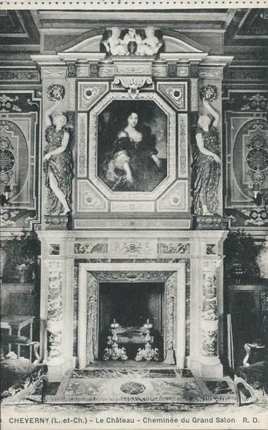 Cheminée du Grand salon du Château de Cheverny à #Cheverny (#LoirEtCher)  Verso vierge #CartePostaleAncienne 👉 https://cartorum.fr/carte-postale/932994/cheverny-cheminee-du-grand-salon-du-chateau-de-cheverny