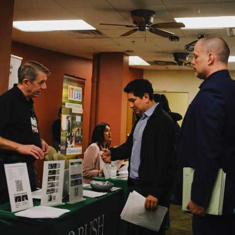 A job fair in Chicago last month. Historically, when unemployment has begun to rise, it has done so quickly.