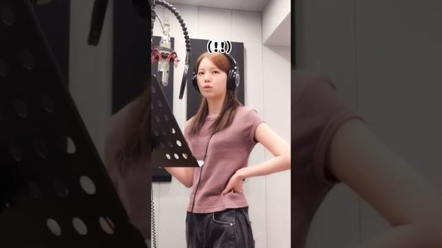 【アヤカ】細部までリクエスト通りにレコーディングする姫🤍🌷#niziu #アヤカ #shorts