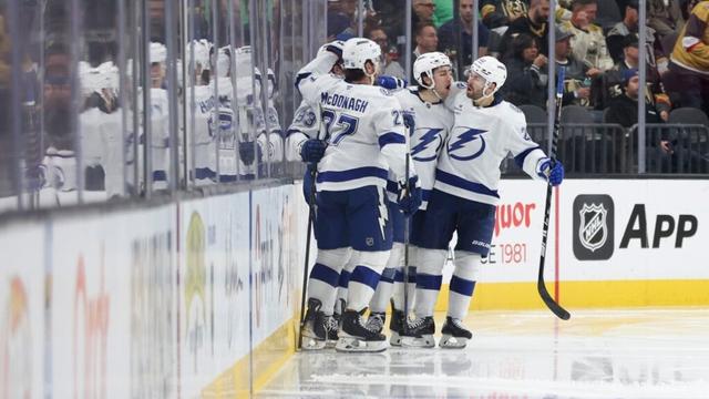 Kucherov scores twice in third period as Lightning beat Golden Knights 6-3