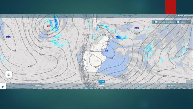 Pressure in english units South America Tip