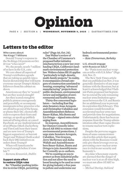 letter to the editor