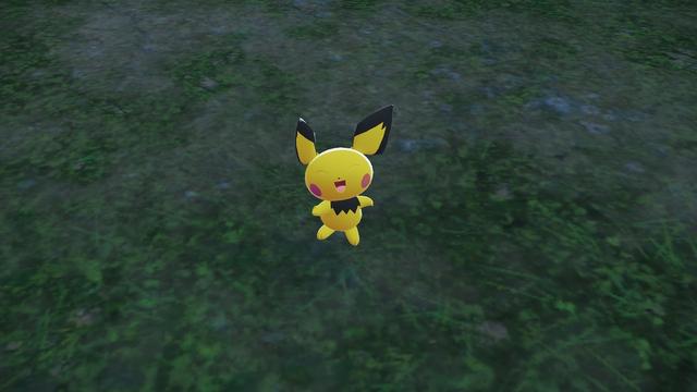 Shiny Pichu happy