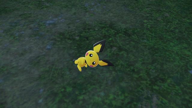 Shiny Pichu waking up