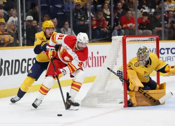 Vancouver Canucks Reportedly Working the Phones to Acquire Controversial Forward from the Calgary Fl