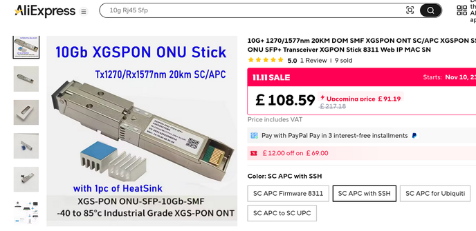 screenshot from aliexpress