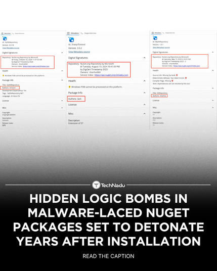 Hidden Logic Bombs in Malware-Laced NuGet Packages Set to Detonate Years After Installation