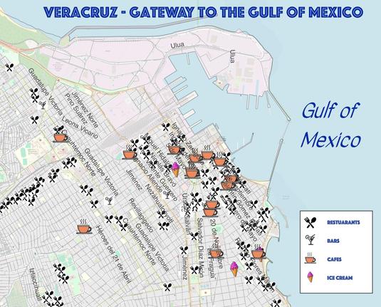 Map of Veracruz