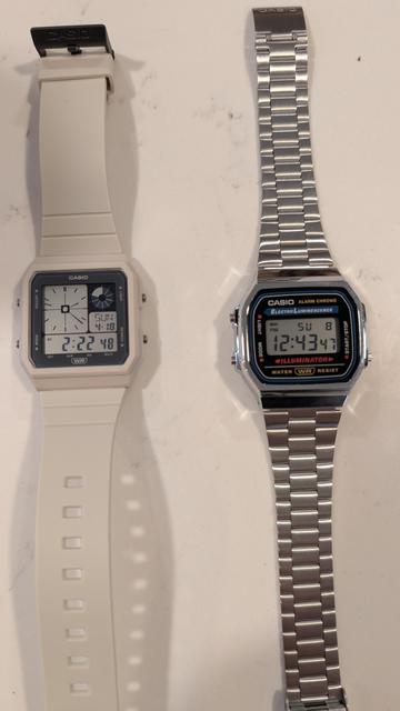 Two Casio watches