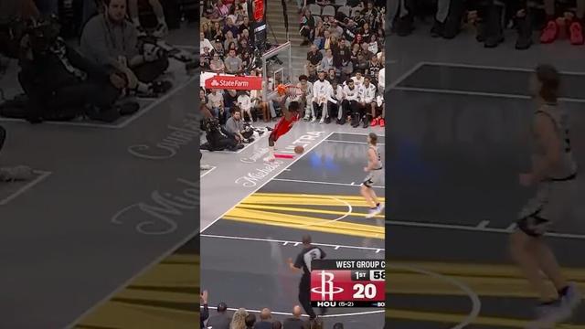 BUCKET ➡️ STEAL ➡️ DUNK 🤯 #rockets