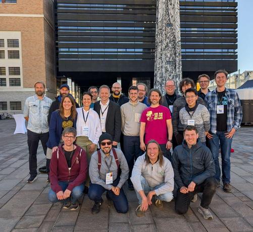 Group pic the FSFE team at SFSCON