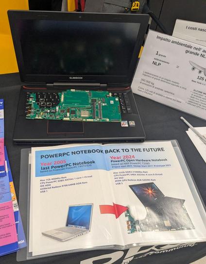 An interesting project working on a free software Laptop using openPower