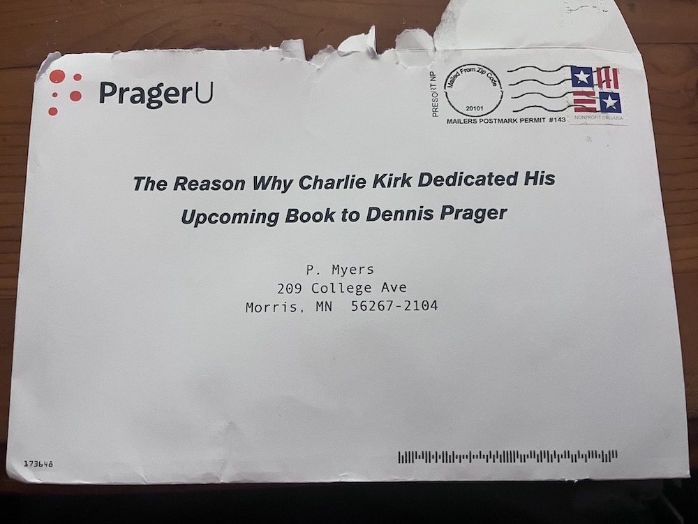 spam mail from prageru