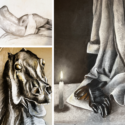 old drawings from college days