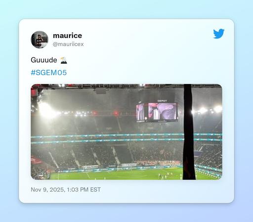 Guuude 🦅

#SGEM05 https://t.co/SnJ0mDeeow