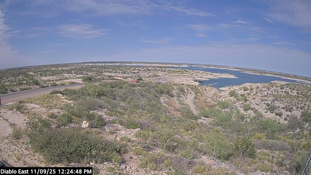 View of Diablo East area water level.