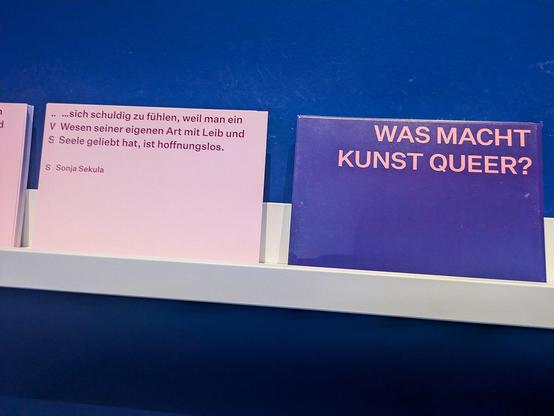 Postkarte "Was macht Kunst queer?"