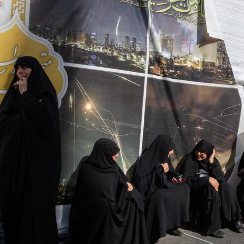 Demonstrators in Tehran on Tuesday marking the anniversary of the takeover of the American Embassy on Nov. 4, 1979.