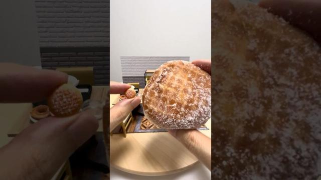 🥯Misdo Japanese Donut Shop Re-Ment Miniature Angel Cream #shorts