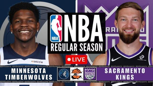 Minnesota Timberwolves vs Sacramento Kings NBA Live Scoreboard 2025