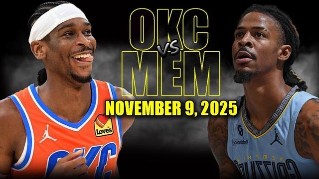 Oklahoma City Thunder vs Memphis Grizzlies Full Game Highlights - November 9, 2025 | NBA Season