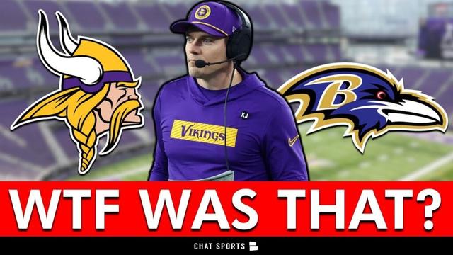 🚨WTF WAS THAT?! Vikings-Ravens INSTANT REACTION!