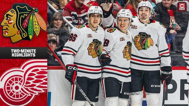 HAWKS KEEP ROLLING: Detroit Red Wings vs. Chicago Blackhawks (11/9/25) | Game Highlights