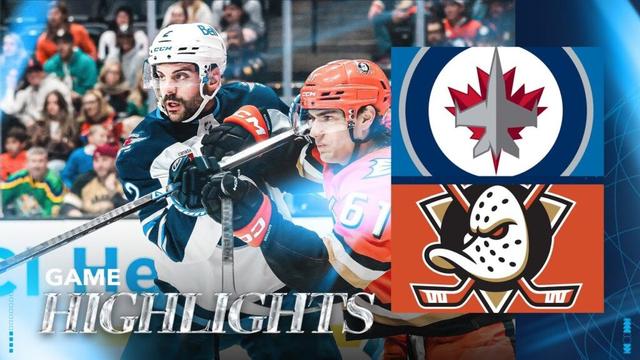 Anaheim Ducks vs. Winnipeg Jets - Game Highlights