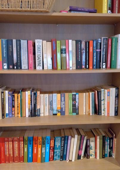 Flinke boekenkast vol boeken.