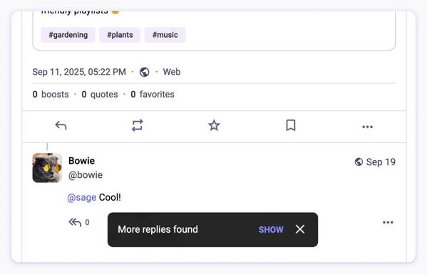 [ImageSource: Mastodon]

👾In addition, users can override their default settings on a post-by-post basis, if need be, which could be useful at those times when you want to quote someone without attracting unwanted attention.👾

Mastodon will also alert the user being quoted in the app, so they can remove their original post from the other person’s quote post, if they feel the need to. Plus, users can opt to block others to prevent them from seeing and quoting their posts in the future.

⁉️While the broader rollout of quote posts is the major addition in the 4.5 software release, the update also fixes issues where users on older servers running 4.4 and earlier versions would sometimes miss seeing replies.⁉️