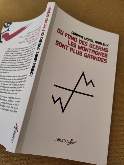 Le livre de Corinne Morel Darleux 
Du fond des océans les montagnes sont plus grandes 

Chez Libertalia