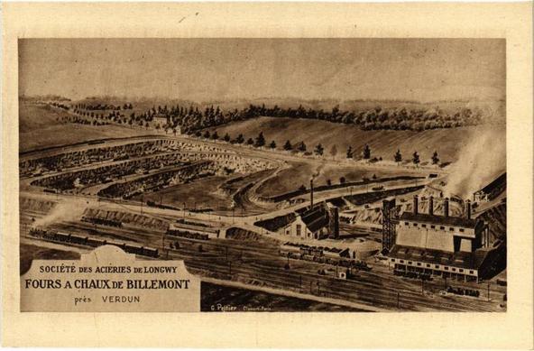 Acieres de Longwy à #Longwy (#MeurtheEtMoselle) #CartePostaleAncienne 👉 https://cartorum.fr/carte-postale/922586/longwy-acieres-de-longwy