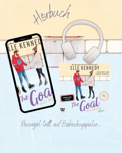 Das Cover in verschiedenen Formen des Hörbuchs „𝐓𝐡𝐞 𝐆𝐨𝐚𝐥 - 𝐉𝐞𝐭𝐳𝐭 𝐨𝐝𝐞𝐫 𝐧𝐢𝐞: 𝐎𝐟𝐟-𝐂𝐚𝐦𝐩𝐮𝐬 𝟒“ von Elle Kennedy

Der Titel ist "Hörbuch"

Zitat:
»Powergirl trifft auf Eishockeyspieler...«