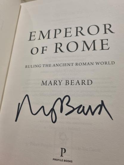 Signed Mary Beard Book