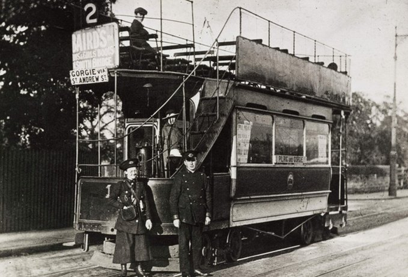 Edinburgh Cable Car, Gorgie Road, Unknown photographer, 1920, © Edinburgh City Libraries
