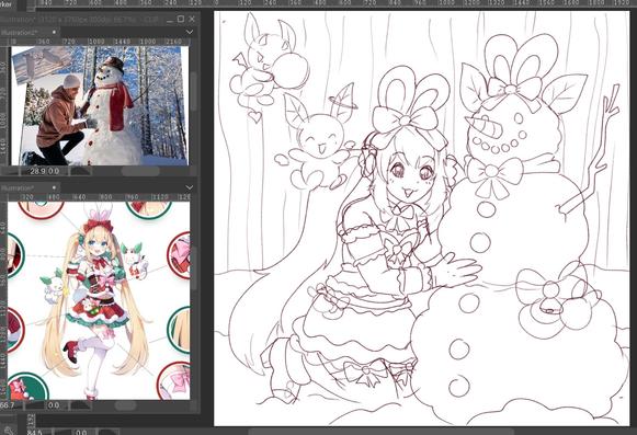 A sketch of my entry to holmats art contest