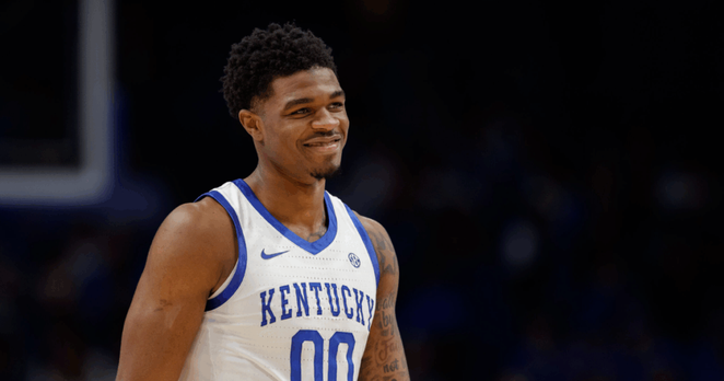 Nov 3, 2025; Louisville, Kentucky, USA; Louisville Cardinals head coach Pat Kelsey calls out instructions during the first half against the South Carolina State Bulldogs at KFC Yum! Center. Mandatory Credit: Jamie Rhodes-Imagn Images