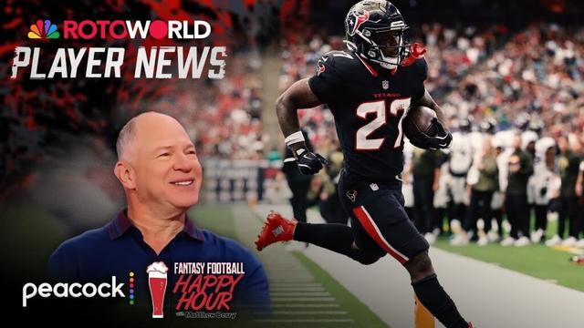 Woody Marks, Houston Texans come back, beat Jaguars | Fantasy Football Happy Hour | NFL on NBC