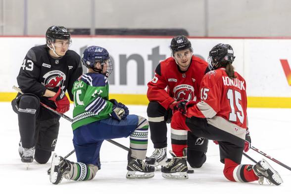 Hughes Brothers, Devils Go Above & Beyond in Granting Young Fans' Wishes in Make-A-Wish Partnership - The Hockey Writers - New Jersey Devils