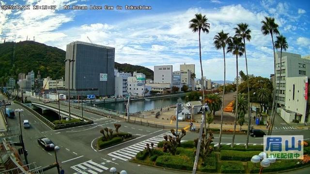 【LIVE配信】眉山ライブカメラ（徳島県徳島市）/Mt. Bizan in Tokushima Japan - Live Cam