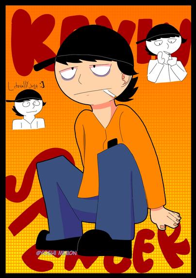 Art of Kevin Spencer from the show of the same name.