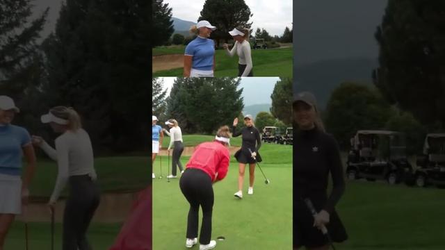 When this putt has to go in!! #golfgirlgames #golfcourse #noobsplaygolf #golfdomgolf #golf