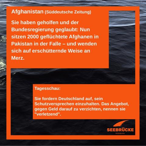 Orange Felder mit Text - im Hintergrund wellen