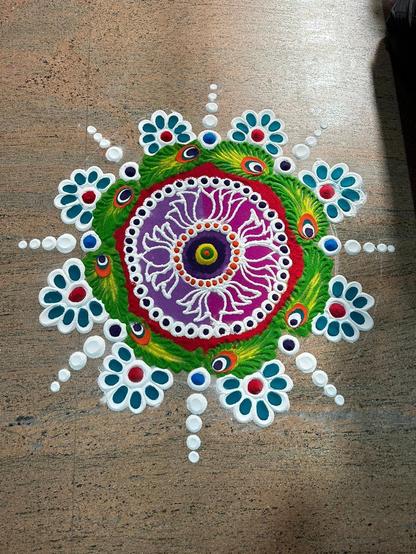 sand art from Ayudha Pooja 2023