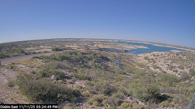 View of Diablo East area water level.